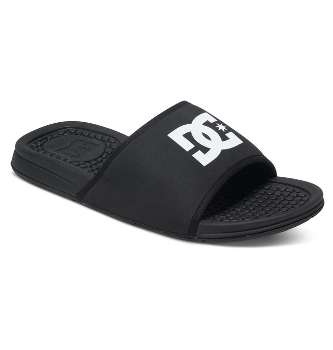 Sandalias de Diapositivas DC Bolsa Hombre Negras | 182395-MGV